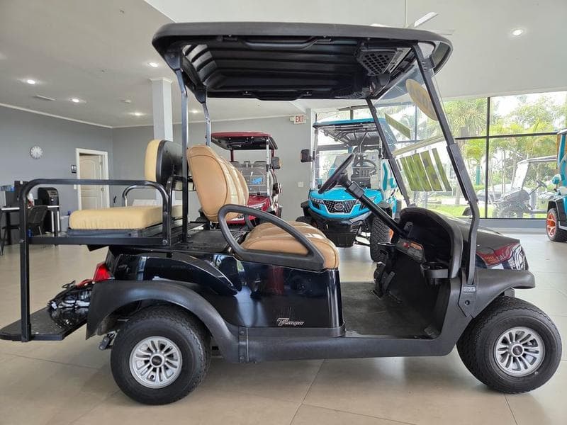 2024 Club Car Tempo 2+2 Electric Golf Cart — White — Versatile 4-Passenger Shuttle — additional view