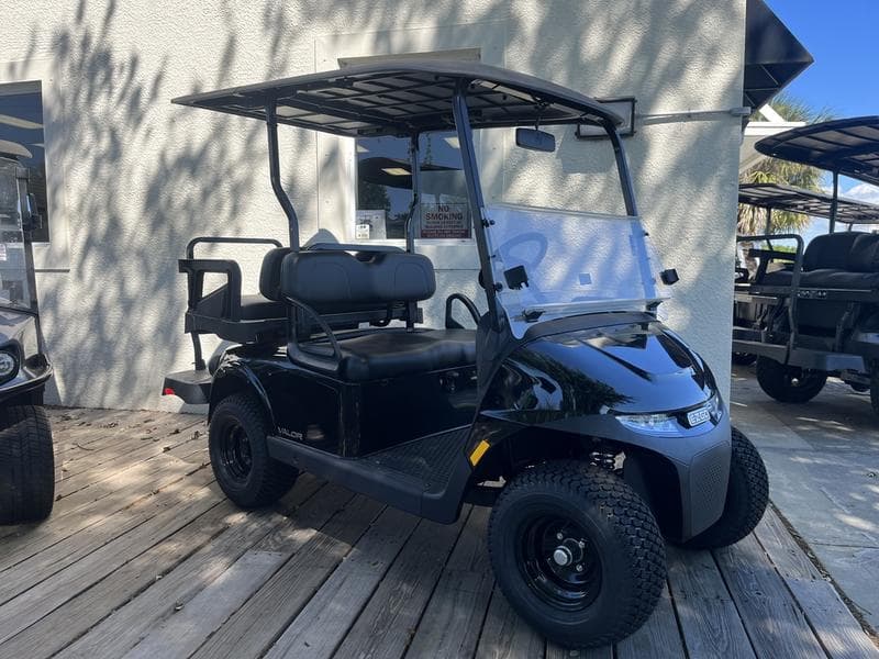 2024 E-Z-GO Valor EX1 Gas PTV — Black Finish — Independent Suspension — Unlimited Range Sale — additional view