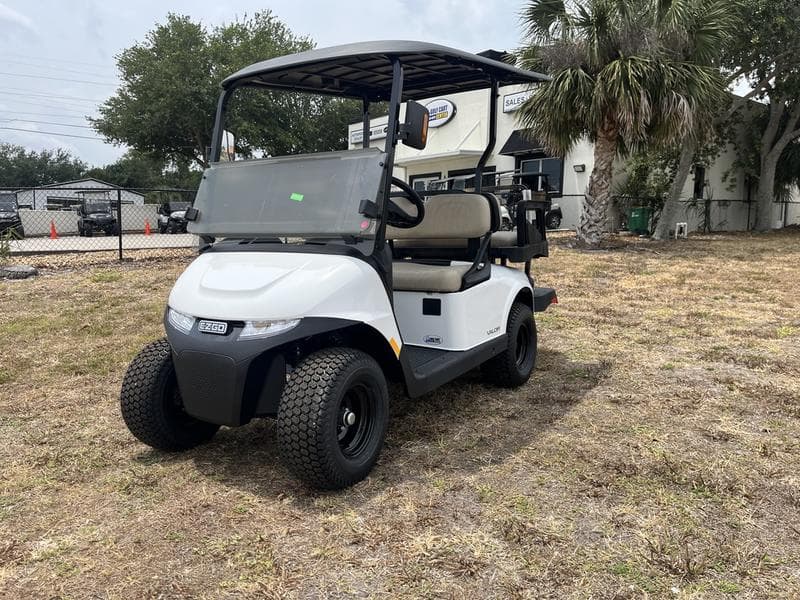 2024 E-Z-GO Valor EX1 Gas PTV — Bright White — Independent Suspension — Unlimited Range Sale