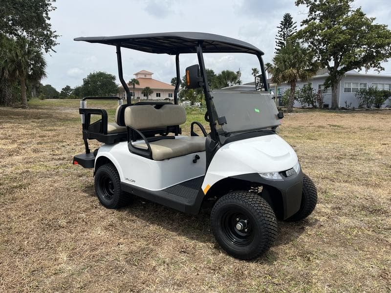 2024 E-Z-GO Valor EX1 Gas PTV — Bright White — Independent Suspension — Unlimited Range Sale — additional view