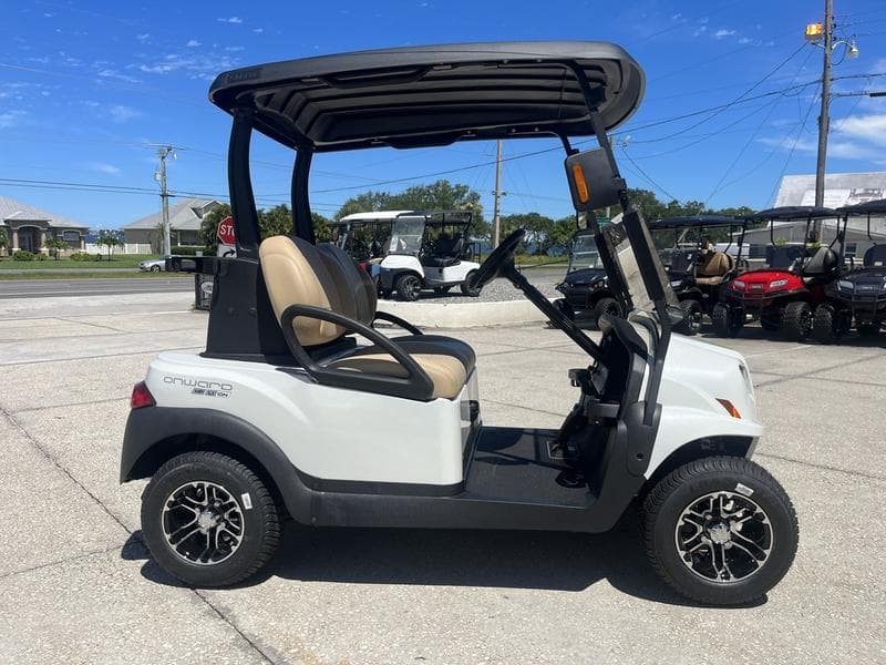2025 Club Car Onward 2-Passenger HP Lithium Golf Cart — Glacier White — additional view