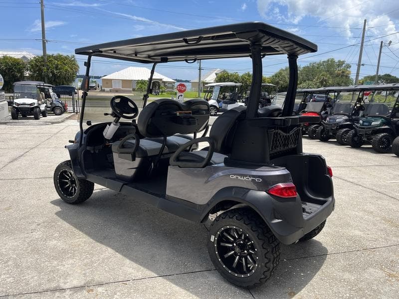 2025 Club Car Onward 4-Passenger Forward Gas PTV — Metallic Midnight Silver — additional view