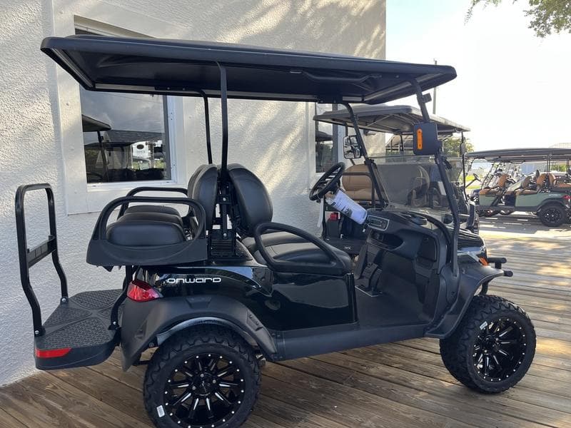 2025 Club Car Onward Lifted 4-Passenger Gas PTV — All-Terrain — Unlimited Range Sale