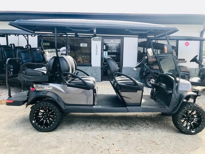 2025 Club Car Onward Lifted 6-Passenger HP Lithium — Midnight Silver — Zero-Maintenance Family PTV — additional view