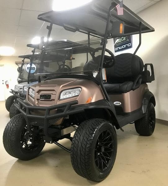 2025 Club Car Sunrise Special Edition Lifted PTV — Matte Rose Gold — Zero-Maintenance Lithium Sale