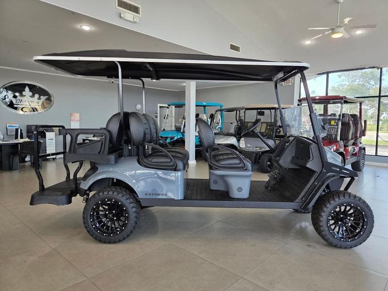 2025 E-Z-GO Express 6 Gas Lifted PTV — Slate Finish — Unlimited Range 6-Passenger — additional view