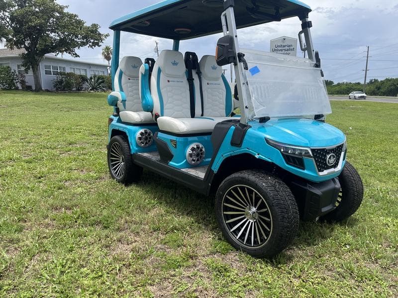 2025 Evolution D-Max GT4 Sky Blue — 4-Seater with 24-Speaker Sound — additional view