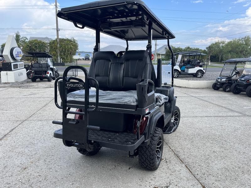2025 Evolution D5 Maverick 2+2 Black Sapphire — 4-Seater Lifted Golf Cart — additional view