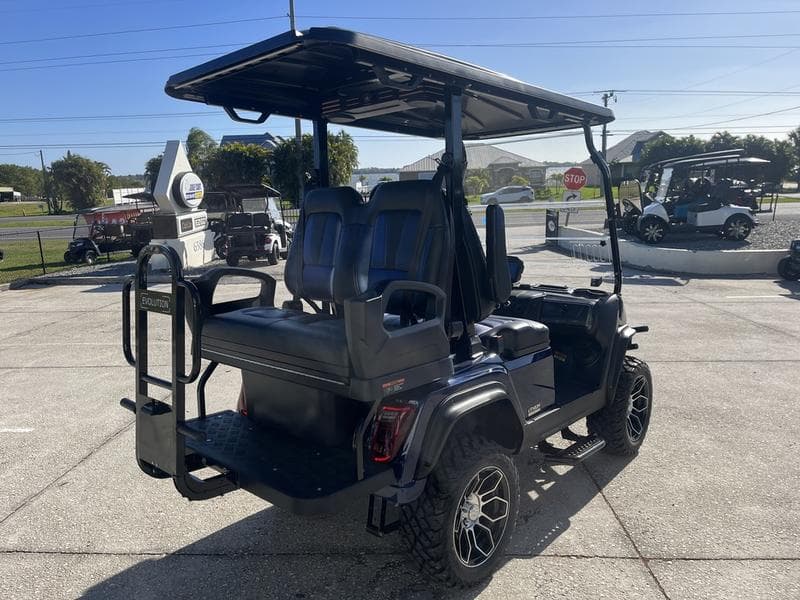 2025 Evolution D5 Maverick 2+2 Mediterranean Blue — 4-Seater Lifted Cart — additional view