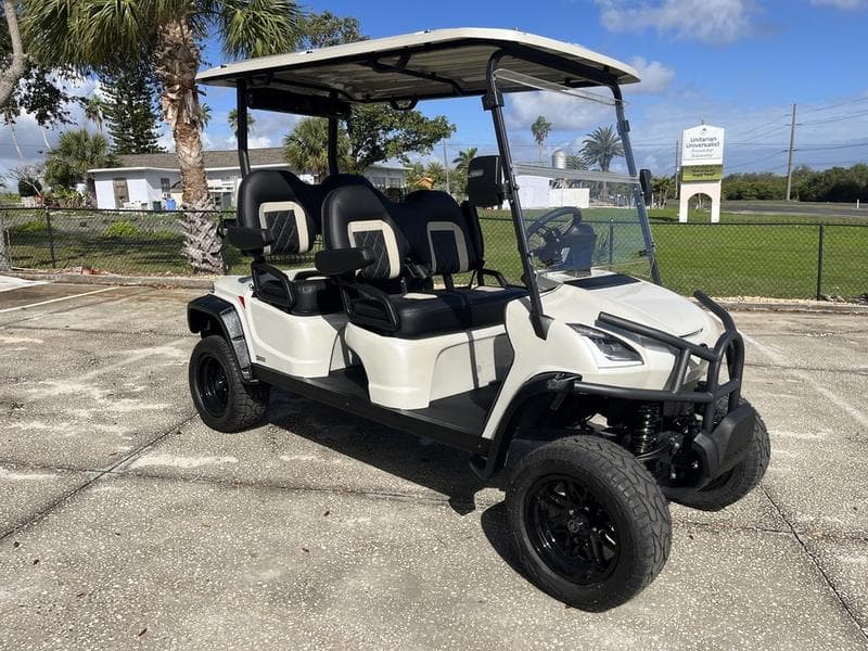 2025 STAR EV Sirius 4 LSV — White Diamond Pearl — 4 Forward-Facing Seats & 105Ah Lithium Battery Sale — additional view