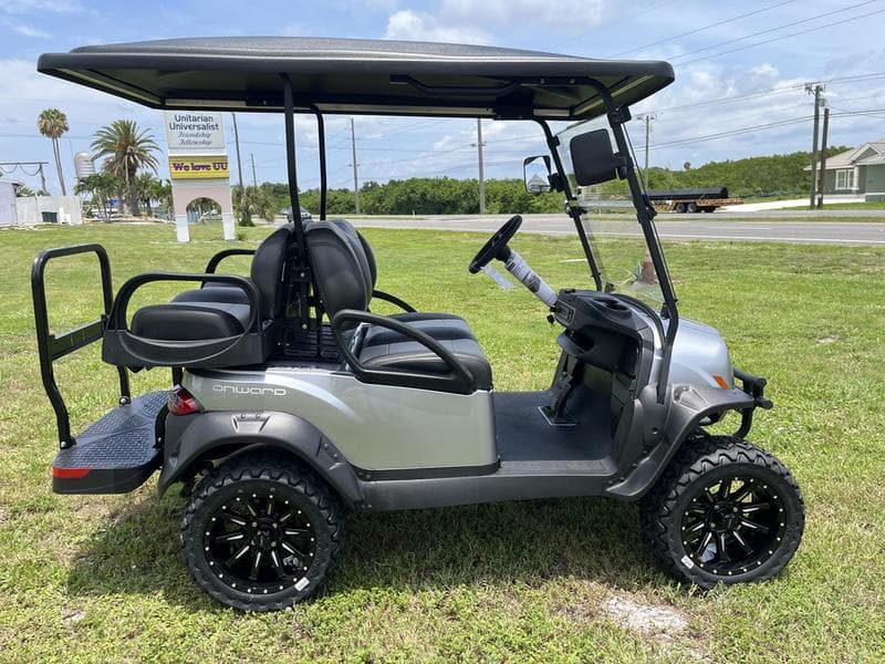 2026 Club Car Onward 2-Passenger HP Lithium Golf Cart — Glacier White — additional view