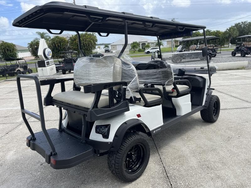 2026 STAR EV J-Model 4+2 LSV — Lifted 6-Passenger Lithium in Charcoal Moss — Premium Family Shuttle Sale — additional view
