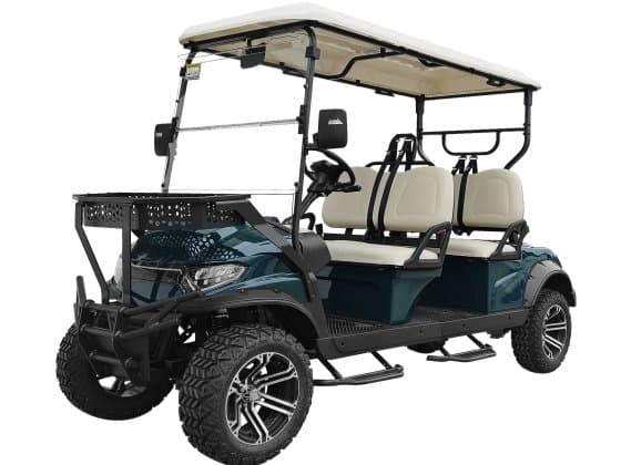 A golf cart from the Sequence Golf Carts showroom in Brackenfell, Western Cape